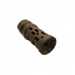 AR-15/.223/5.56 Ported Muzzle Brake Compensator ½”x28- Cerakote Burnt Bronze